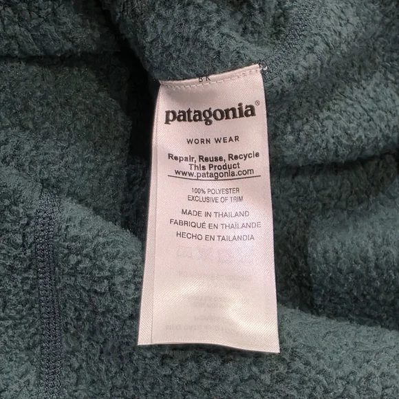 Patagonia Better Sweater Cozy Knit Fleece Teal Quarter-Zip Pullover. M Gorpcore - Picture 3 of 7